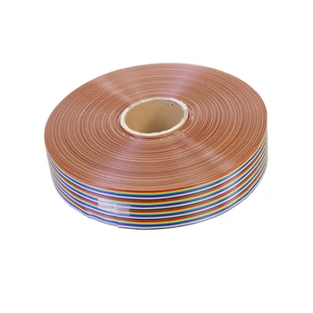 1 М 2 М 3 М 4 М 5 М 10 М 40-контактный провод Dupont Плоский цветной радужный ленточный кабель Провод 1.17 мм