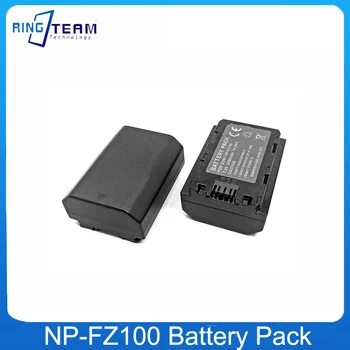 2шт Перезаряжаемая Литиевая Батарея NP-FZ100 NPFZ100 NP FZ100 для Sony BC-QZ1 a9, a7R III, a7III, A6600