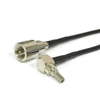 Новый 3G 4G Модемный кабель FME Штекер к Прямоугольному Разъему CRC9 RG174 Коаксиальный Кабель с Косичкой длиной 20 см