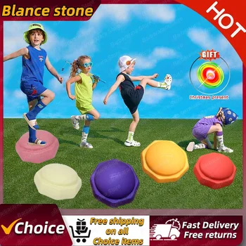 Новый детский баланс тренировка сенсорных игрушек для игр на открытом воздухе действия пена для малышей укладывают камень баланса спортивные игрушки Рождественский подарок